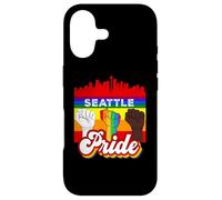 Custodia per iPhone 17 Seattle Pride Rainbow Gay Pride Flag Funny LGBT