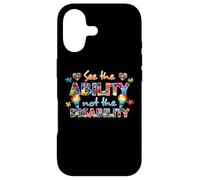 Custodia per iPhone 17 See the Ability Not The Disability Funny Autism Awareness