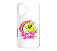 Custodia per iPhone 17 See Ya Soon Moon Cute Spooky Halloween Stars Kawaii