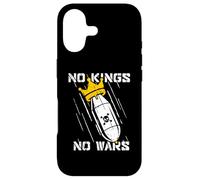 Custodia per iPhone 17 Segno di protesta No Kings No Wars