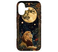 Custodia per iPhone 17 Segno zodiacale Leone Art Deco Astrologia Celeste Luna Leone