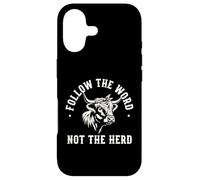Custodia per iPhone 17 Segui la parola non mandria Highland Cow Spirit