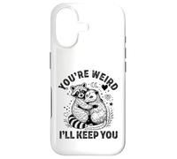 Custodia per iPhone 17 sei strano ti terrò procione opossum Valentine Days