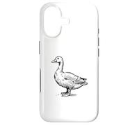 Custodia per iPhone 17 Semplice Pocket Goose Design Farm Life Summer Sketch Art