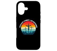 Custodia per iPhone 17 Senza Cristo non sono nulla - Salvato dalla Grazia