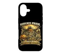 Custodia per iPhone 17 Service Pride Spooky Nights, veterani militari, Halloween