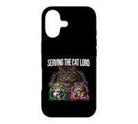 Custodia per iPhone 17 Serving The Cat Lord Funny Feline Royal Master Design