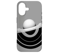 Custodia per iPhone 17 Sfera con anelli e ombra come un pianeta