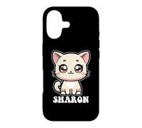Custodia per iPhone 17 Sharon - Simpatico gattino per ragazze, nome Sharon