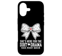Custodia per iPhone 17 She's Here For The Dirt Drama Race Night Queen