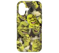 Custodia per iPhone 17 Shrek Cool Epic All Shrek Faces Collage Logo