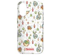 Custodia per iPhone 17 Shrek Holiday Pattern Characters Ornaments AOP