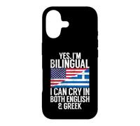 Custodia per iPhone 17 Sì, sono bilingue, posso piangere sia in inglese che in greco
