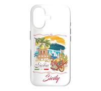 Custodia per iPhone 17 Sicily Sign I Love Sicily, Sicily Italy Illustration Graphic