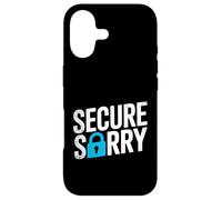 Custodia per iPhone 17 Sicuro Sorry Lucchetto Data Breach Cyber Security Umorismo