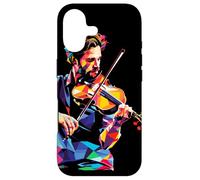 Custodia per iPhone 17 Silhouette di violinista Musica barocca