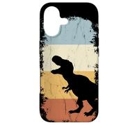 Custodia per iPhone 17 Silhouette retrò del dinosauro T-Rex