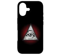 Custodia per iPhone 17 Simbolo segreto della piramide mistica degli Illuminati dell'occhio che vede
