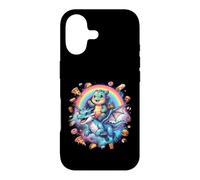 Custodia per iPhone 17 Simpatici draghi volanti arcobaleno spazio cibo design