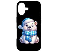 Custodia per iPhone 17 Simpatico cappello da neve invernale con orso polare