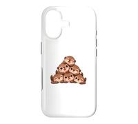 Custodia per iPhone 17 Simpatico design a fumetti con lontra amici