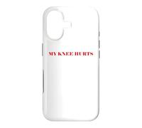 Custodia per iPhone 17 Simple Funny gym workout quote My Knee Hurts
