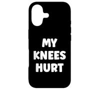 Custodia per iPhone 17 Simple Funny gym workout quote My Knees Hurt