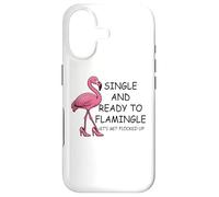Custodia per iPhone 17 Single and Ready to Flamingle Flamingo Let's Get Flocked Up