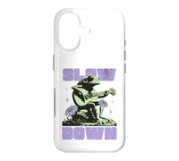 Custodia per iPhone 17 Slow Down Frog Playing Guitar Relax & Enjoy Your Life