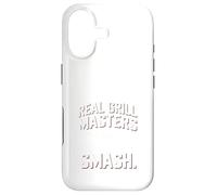 Custodia per iPhone 17 Smash Burger Lover Cheeseburger alla griglia con parte superiore piatta