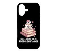 Custodia per iPhone 17 Smells Like She's Reading Smut Again Smutt Book Dark Romance