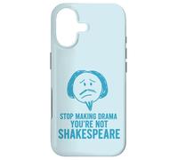 Custodia per iPhone 17 Smetti di fare drammi che non sei Shakespeare divertente