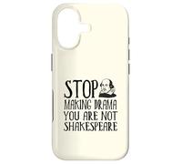 Custodia per iPhone 17 Smetti di fare drammi; Non sei Shakespeare