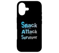 Custodia per iPhone 17 Snack Attack Survivor alimentato da snack Questo è il mio spuntino