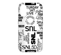 Custodia per iPhone 17 SNL 50 Saturday Night Live Logos all-over print
