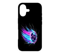 Custodia per iPhone 17 Soccer Ball Dynamic Speed Light Trails