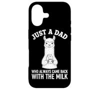 Custodia per iPhone 17 Solo un papà che è sempre tornato con il papà lama del latte