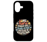 Custodia per iPhone 17 Some People Need A Glue Stick Not Chapstick -