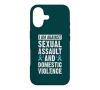 Custodia per iPhone 17 Sono contro la violenza sessuale e la violenza domestica