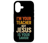 Custodia per iPhone 17 Sono il tuo insegnante ma Gesù è il tuo salvatore Fede cristiana