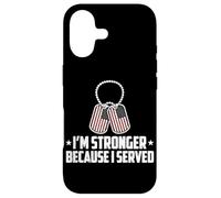 Custodia per iPhone 17 Sono più forte perché ho servito donne veterane donne patriottiche