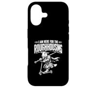 Custodia per iPhone 17 Sono qui per il feroce cavaliere caprone su uno scooter
