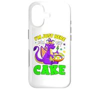 Custodia per iPhone 17 Sono qui solo per la Cake - outfit Mardi Gras 2024 per bambini