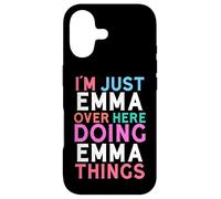 Custodia per iPhone 17 Sono solo Emma qui a fare il nome di Emma Things