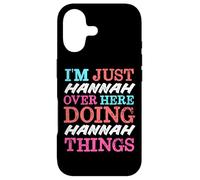 Custodia per iPhone 17 Sono solo Hannah qui a fare il nome di Hannah Things