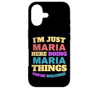 Custodia per iPhone 17 Sono solo Maria che fa Maria Cose Sei il benvenuto