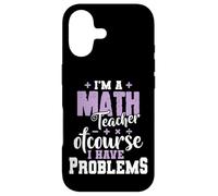 Custodia per iPhone 17 Sono un insegnante di matematica ovviamente ho problemi