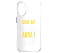 Custodia per iPhone 17 Sono Una Ragazza Ansia e Sapone Come Mamma Mi Ha Fatto