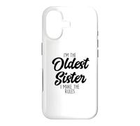 Custodia per iPhone 17 Sorella maggiore I Make The Rules Divertente Fratello di corrispondenza