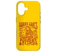 Custodia per iPhone 17 Sorry Can't Pottery Bye Retro Ceramic Potter Divertente